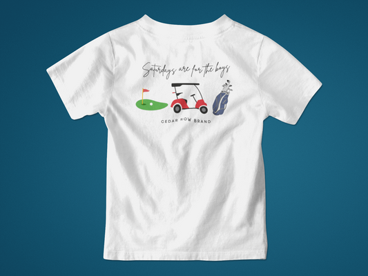 Kids-Saturdays Are For The Boys Tee