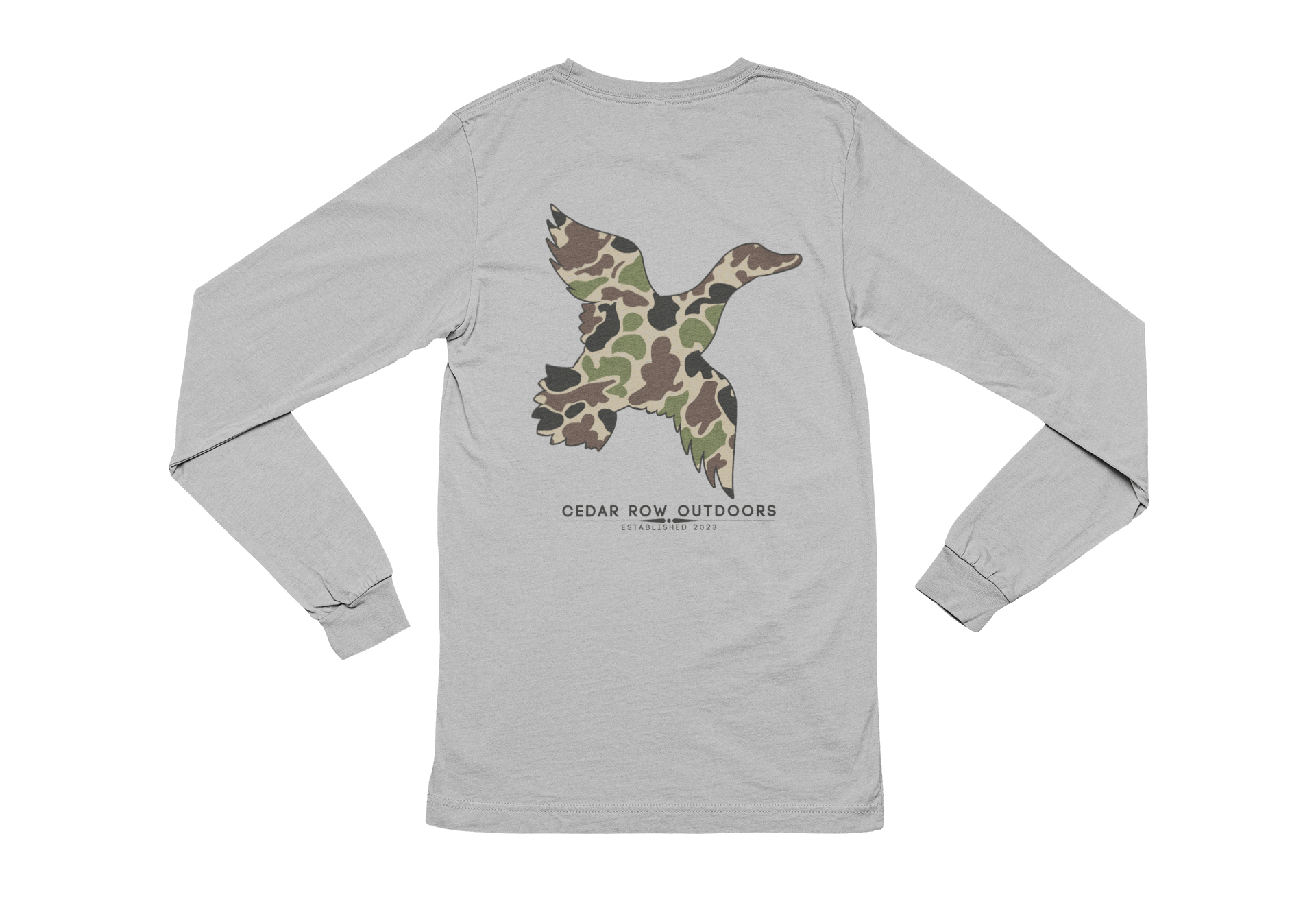 Kids-Camo Duck Long Sleeve Tee