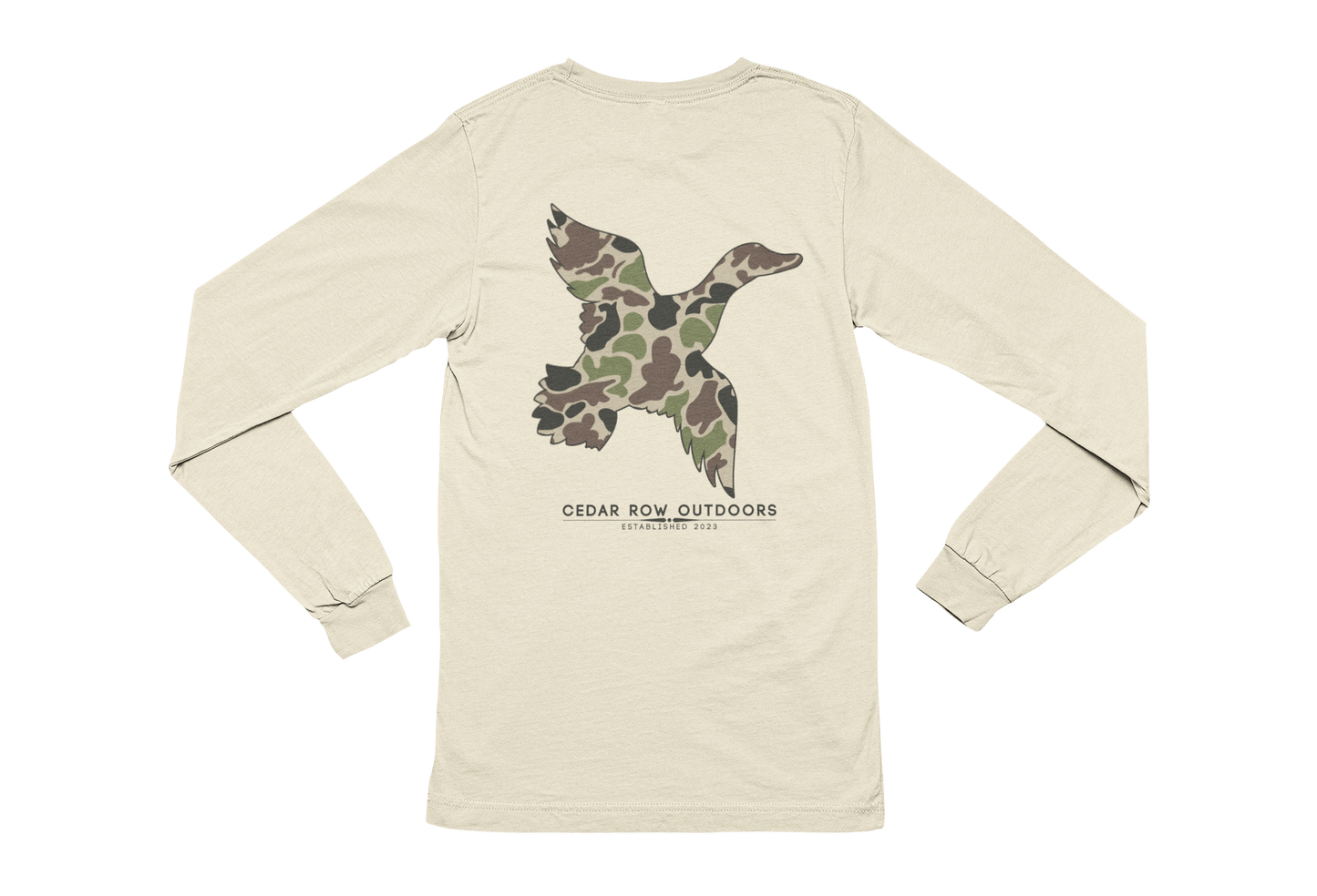 Kids-Camo Duck Long Sleeve Tee