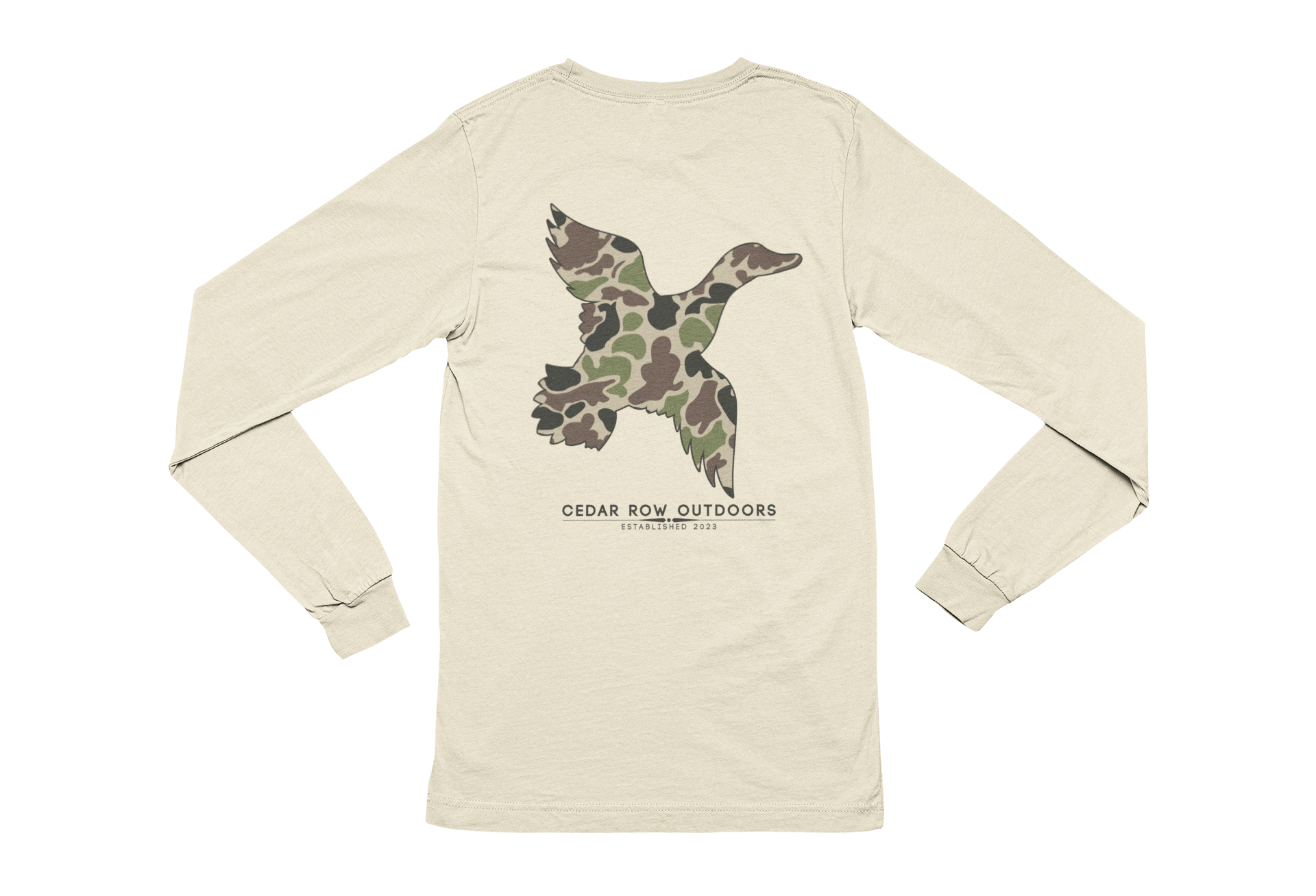 Kids-Camo Duck Long Sleeve Tee