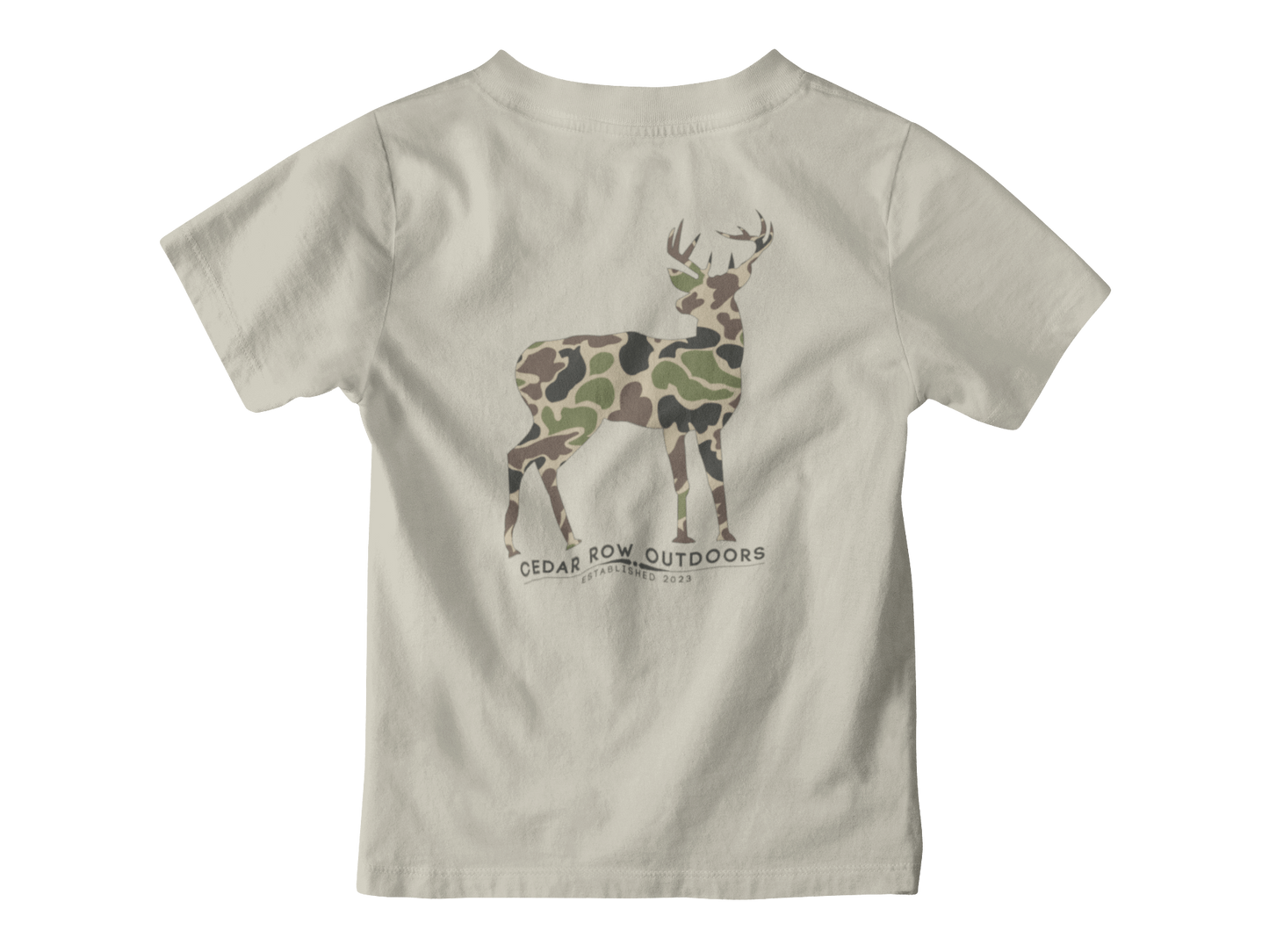 Kids-Camo Deer Tee