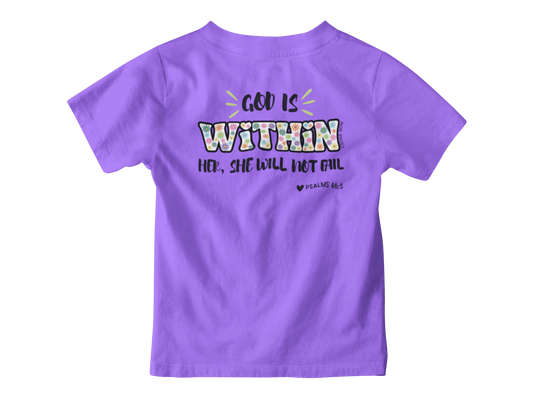Kids-God is Within Her Tee